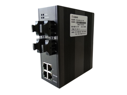 4光4電8口百兆網管工業交換機